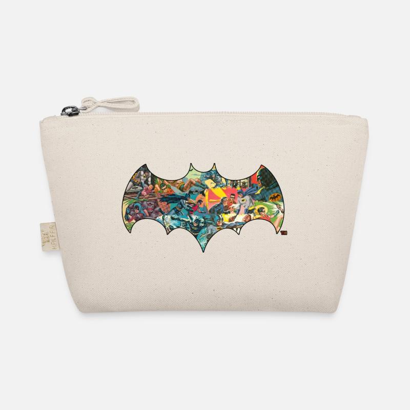 DC Comics Batman Robin Fight Crime Bat Symbol - Organic Pouch - nature