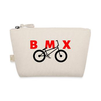 BMX Dirt-Jump Shirt for Kids & Bikers - Organic Pouch - nature - Front