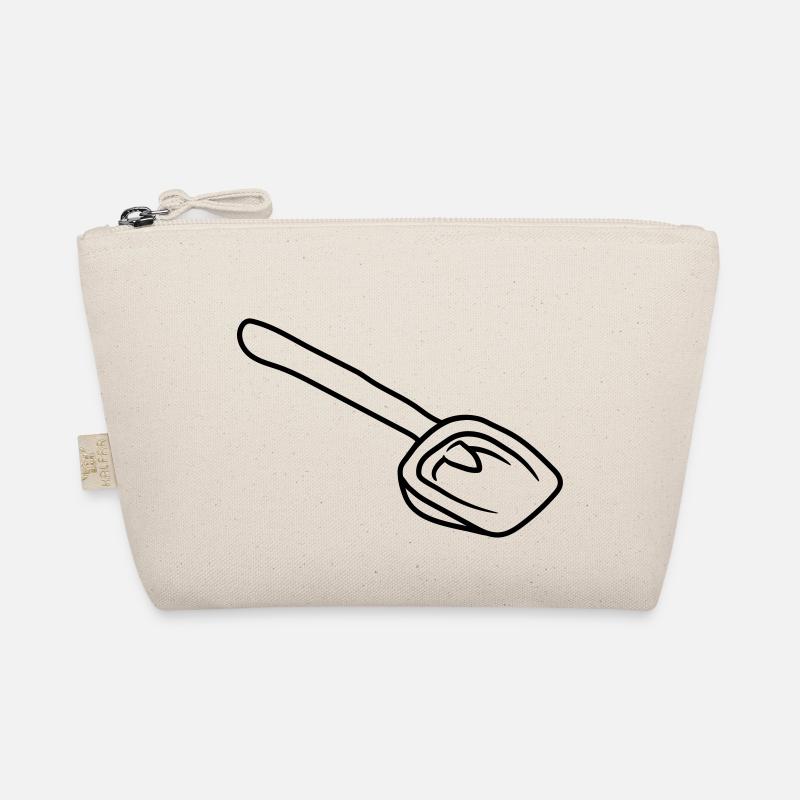 Contour version yellow shovel sandbox toy Organic Pouch