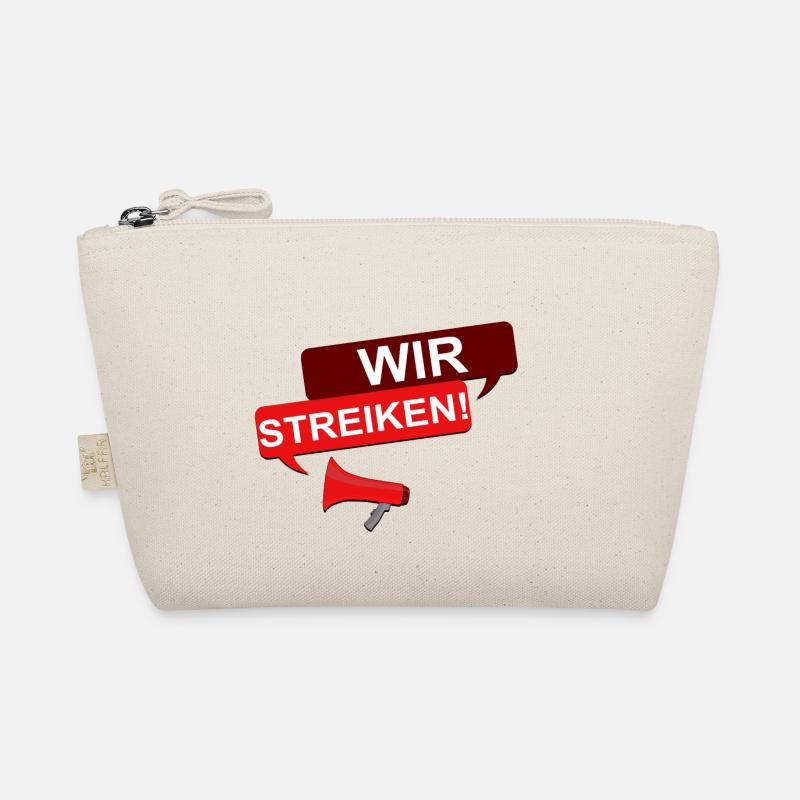 Wir streiken! - Bio-Täschchen - Natur