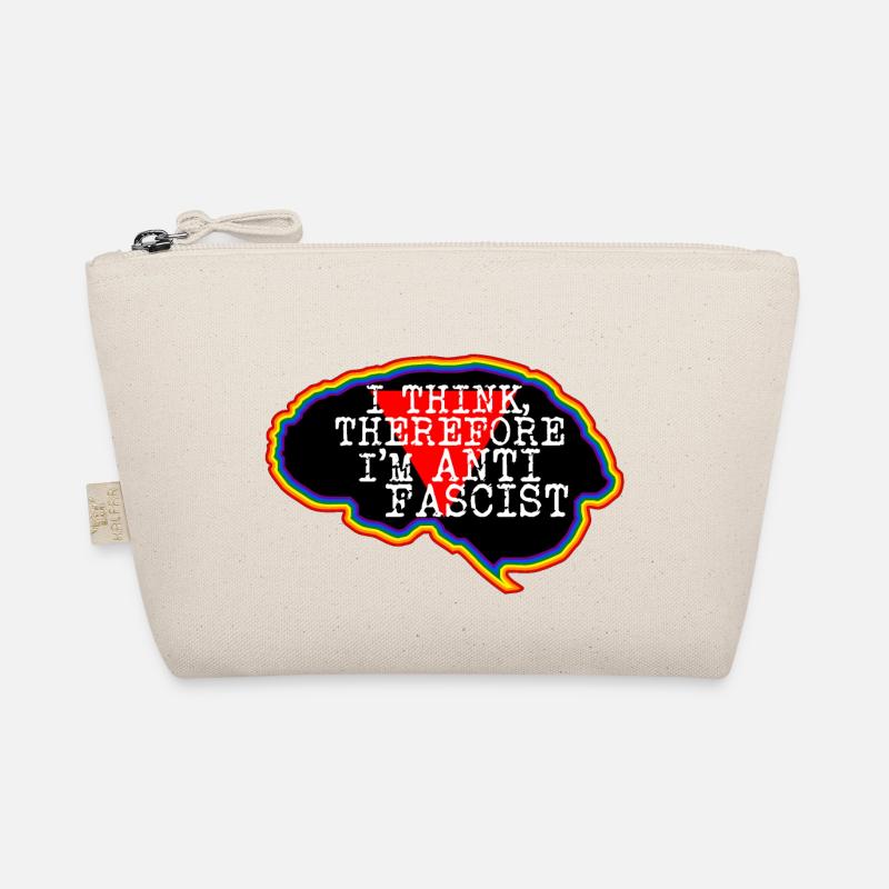 Gehirn. Ich denke, deshalb bin ich ein Antifaschist Bio-Täschchen