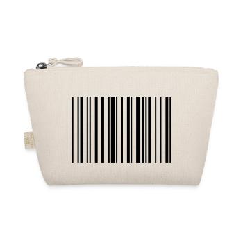Striped barcode code strip - Organic Pouch - nature - Front