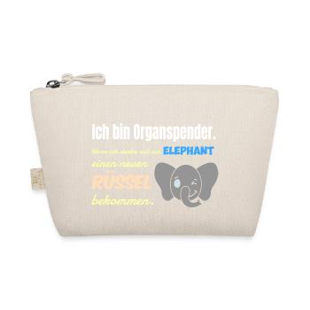 Lustiger versauter Spruch Geschenk - Bio-Täschchen - Natur - Vorne
