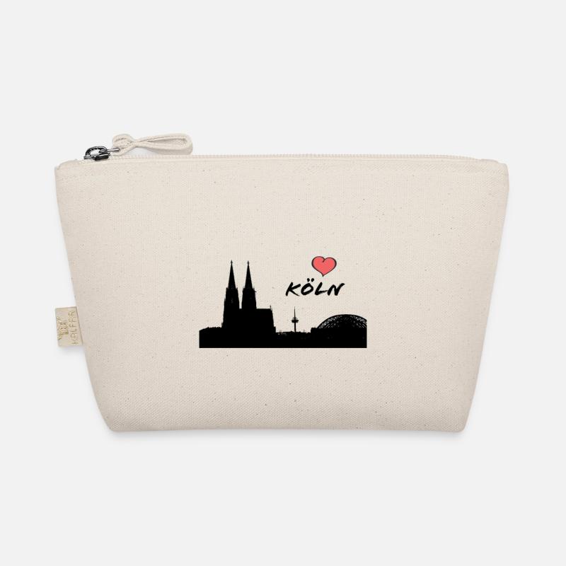 Ich liebe Köln - Silhouette Kölner Dom - Heimat Bio-Täschchen