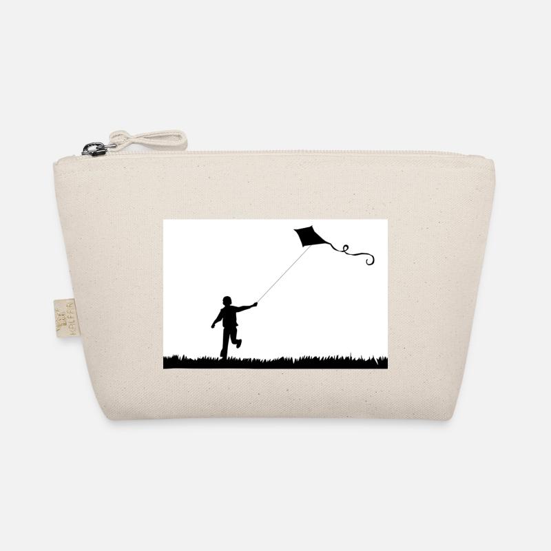 Boy with kite Organic Pouch