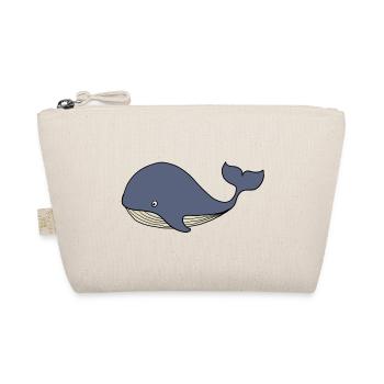 Whale Blue Whale Kids - Organic Pouch - nature - Front