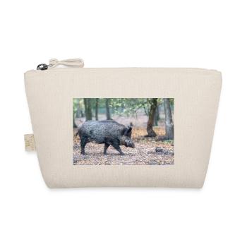 Wild boar (in German wild boar) Sus scrofa - Organic Pouch - nature - Front