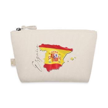 Spain | Real Flag | Flag Map ES - Organic Pouch - nature - Front