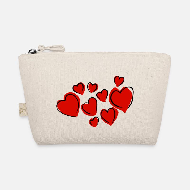 Valentinstag Herz Bio-Täschchen