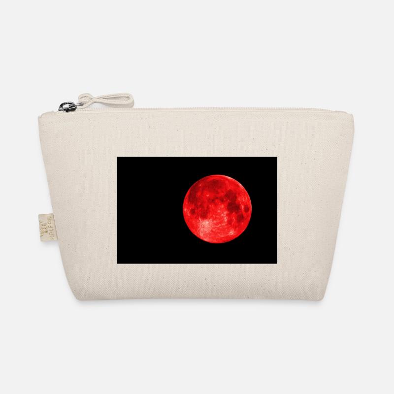 Roter Mond - Bio-Täschchen - Natur