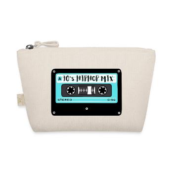 Cassette Hip Hop Mix 90's Design - Organic Pouch - nature - Front