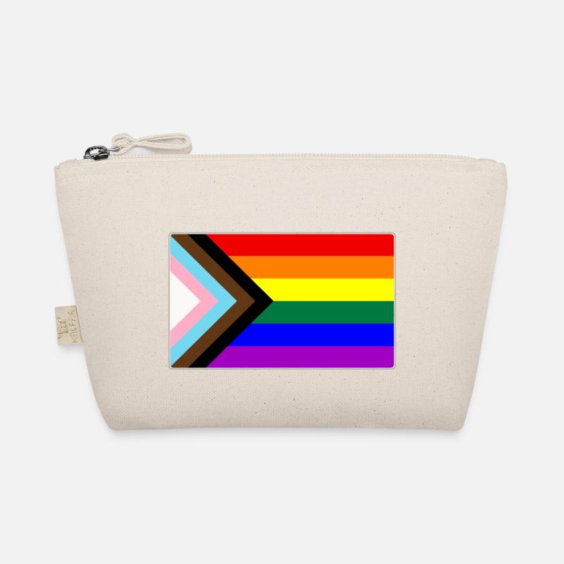 Progrès LGBTQ Gay Pride Flag - Trousse biologique - nature