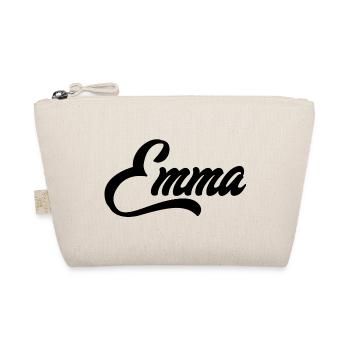 Emma Name  - Bio-Täschchen - Natur - Vorne