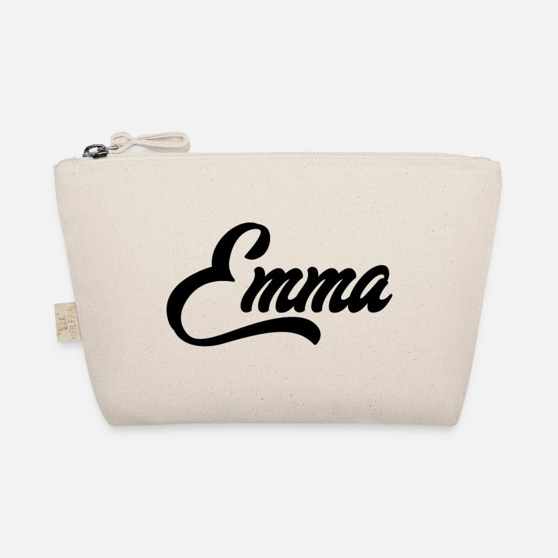 Emma Name  - Bio-Täschchen - Natur