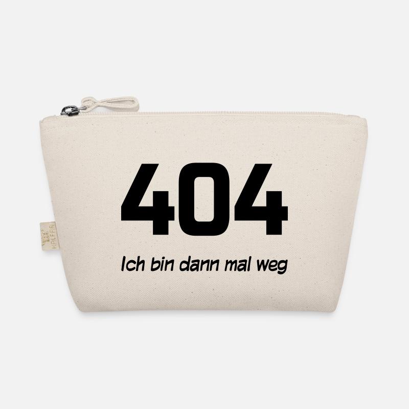 404 – ich bin dann mal weg Bio-Täschchen