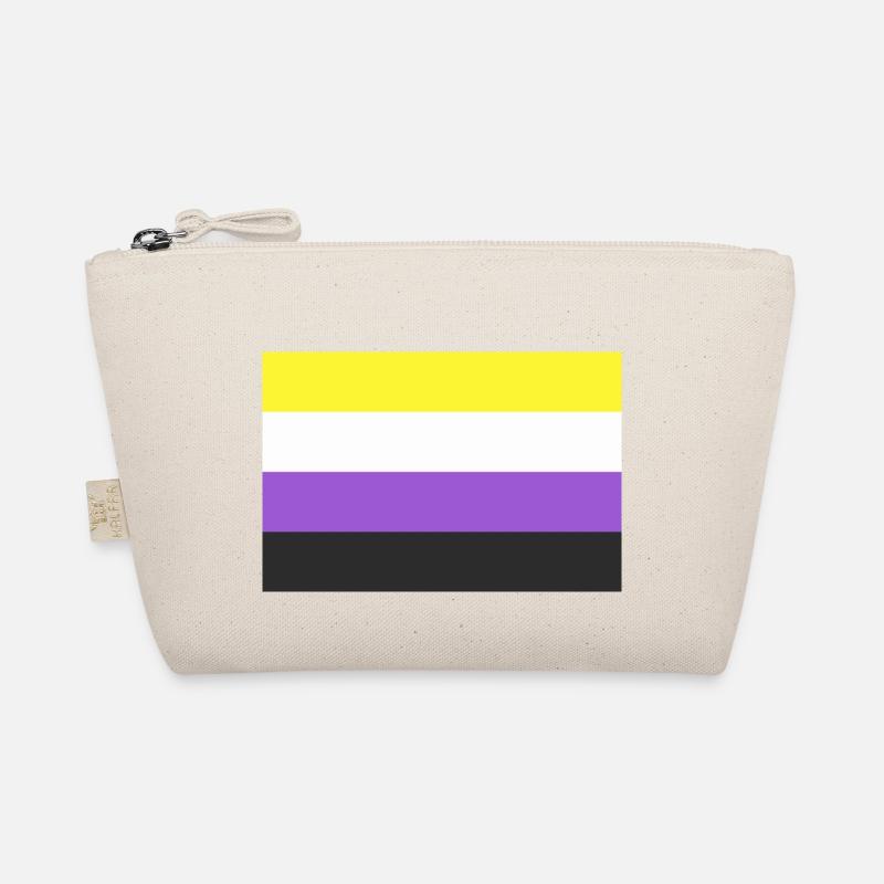 LGBT Nicht-binär - Bio-Täschchen - Natur