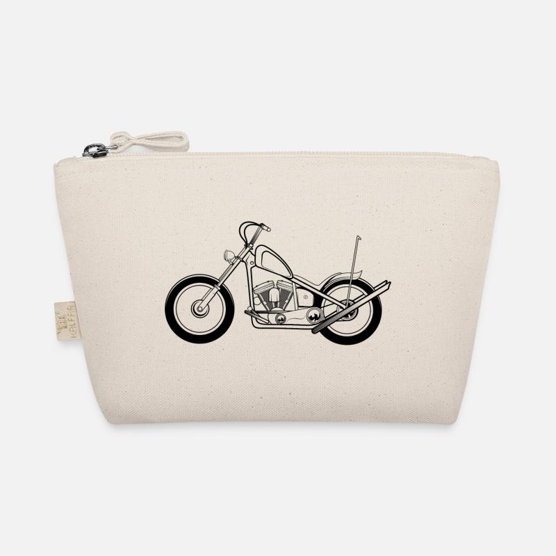 Chopper Motorcycle Organic Pouch