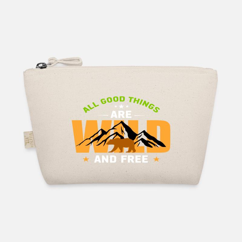 All good things are wild and free - Bio-Täschchen - Natur