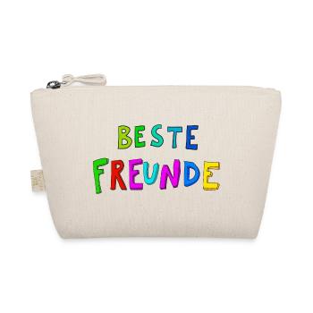 Beste Freunde Farbexplosion - Bio-Täschchen - Natur - Vorne