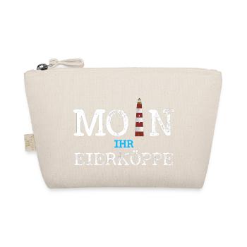 Moin Ihr Eierköppe - Bio-Täschchen - Natur - Vorne