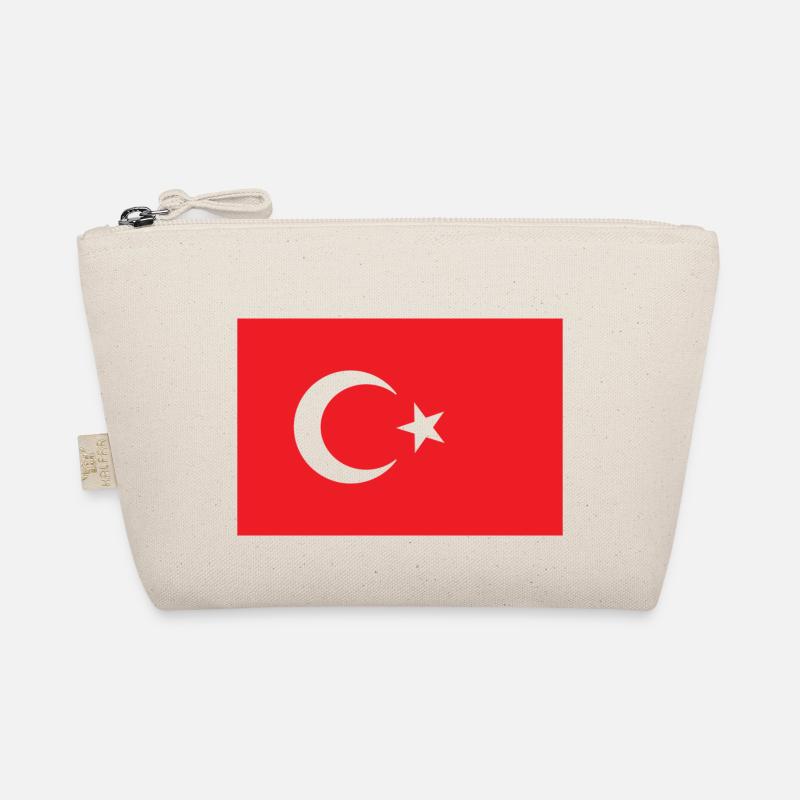 Turkish flag Organic Pouch