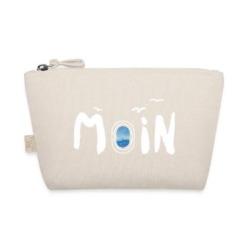 Moin Meer Leuchtturm Möwe - Bio-Täschchen - Natur - Vorne