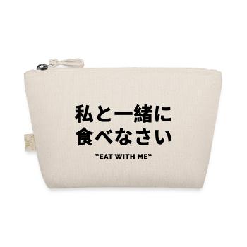 Japanisches Schriftzeichen - Japan Sprache - Bio-Täschchen - Natur - Vorne