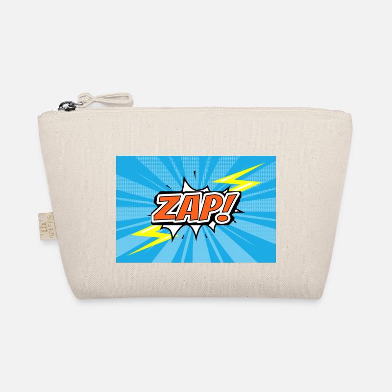 ZAP! Comic Style Graffiti Lettering Organic Pouch