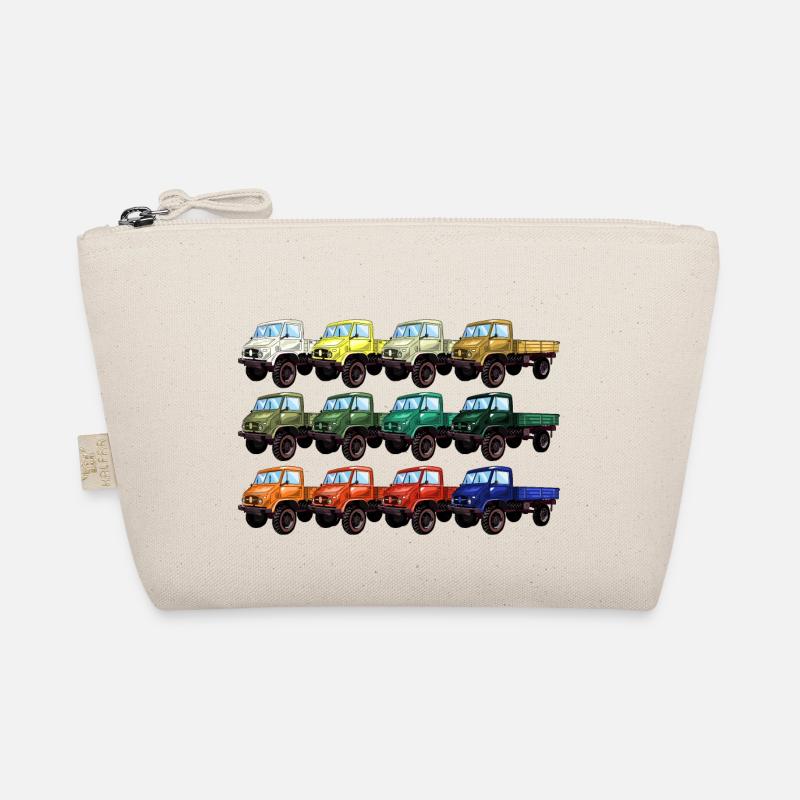 Farbpalette Unimog - Oldtimer - Regenbogen anders - Bio-Täschchen - Natur