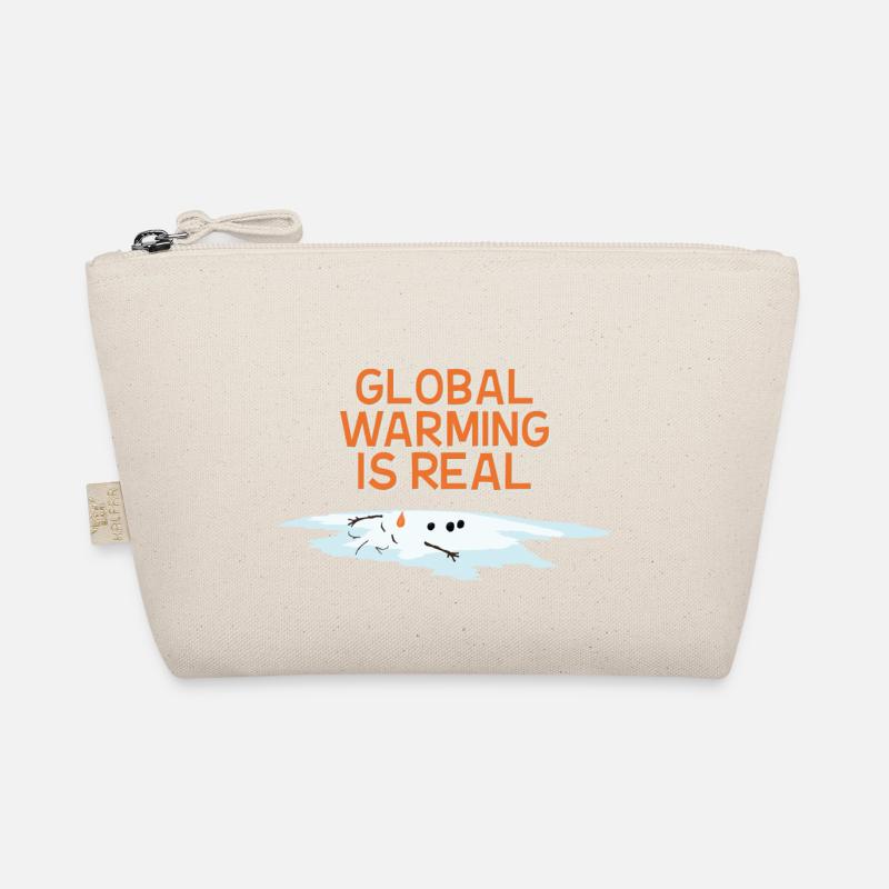 DIE GLOBALE ERWÄRMUNG IST REAL Bio-Täschchen