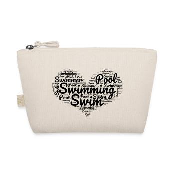 Swimmer Heart Swimming Water Sports Swimming pool - Organic Pouch - nature - Front