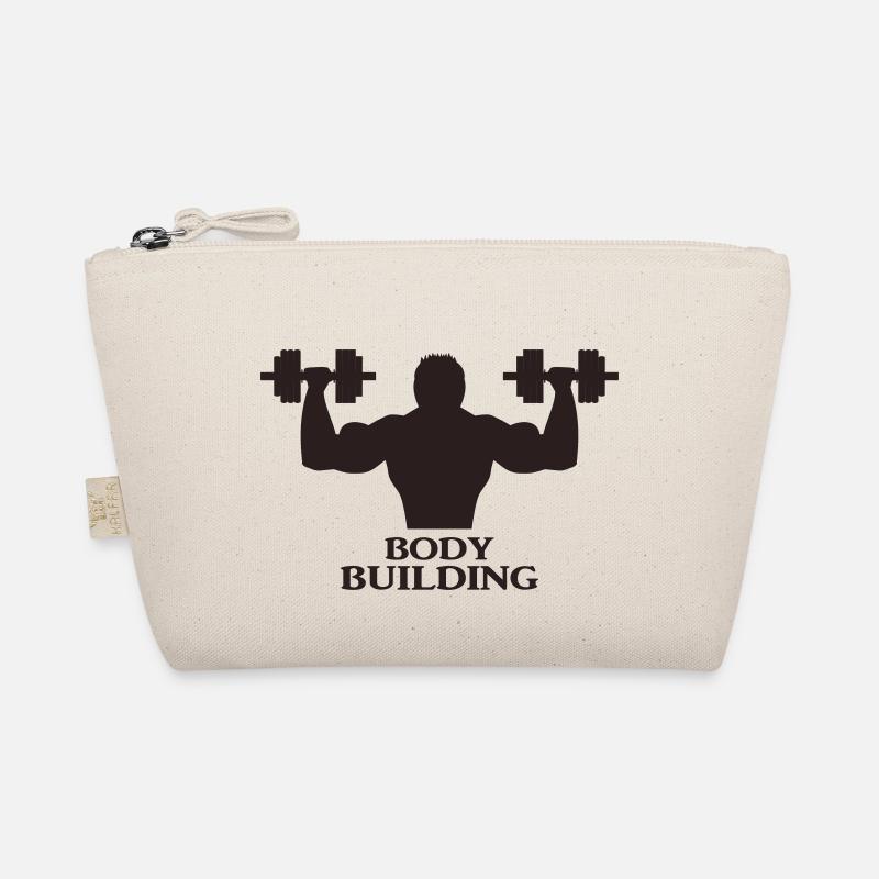 Bodybuilder avec haltères Trousse biologique