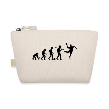 Evolution Handball; Anti-Fußball - Bio-Täschchen - Natur - Vorne