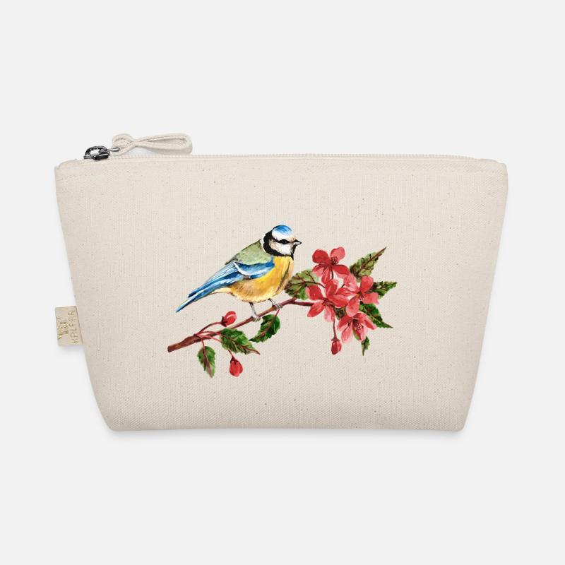 Bunter Vogel Bio-Täschchen