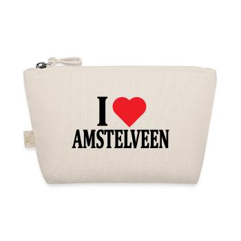 Ich liebe Amstelveen T-Shirt Nederland Geschenkidee - Bio-Täschchen - Natur - Vorne