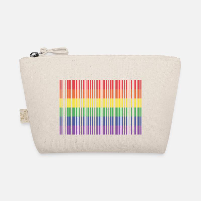 Love is Love | Barcode | Regenbogen Bio-Täschchen