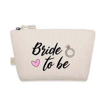 Bride to be - Bachelor Party - Organic Pouch - nature - Front