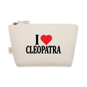 T-Shirt Ich liebe Kleopatra T-Shirt Geschenkidee - Bio-Täschchen - Natur - Vorne