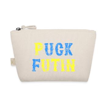 Puck Futin Meme I Stand With Ukraine - Organic Pouch - nature - Front