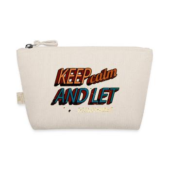 putter golflover sports golflove fun gift idea - Organic Pouch - nature - Front