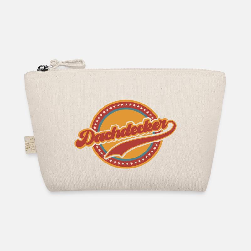 Dachdecker Dachdecken Handwerker Beruf Vintage Bio-Täschchen