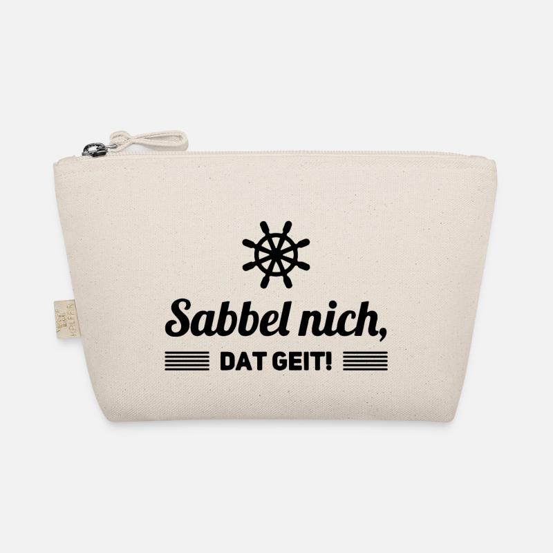 Sabbel nich dat geit Spruch Plattdeutsch Bio-Täschchen