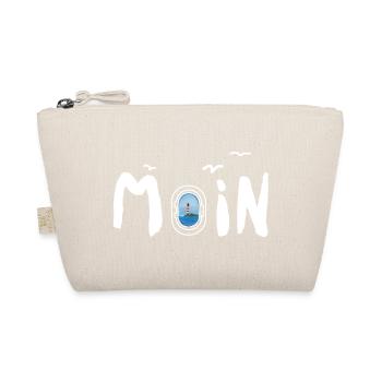 Moin Leuchtturm - Bio-Täschchen - Natur - Vorne