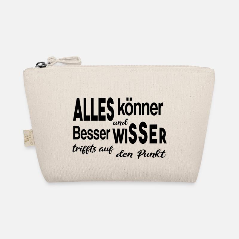 Besserwisser Alleskönner Klugscheißer Bio-Täschchen
