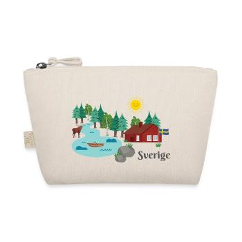 Sverige Schweden - Bio-Täschchen - Natur - Vorne
