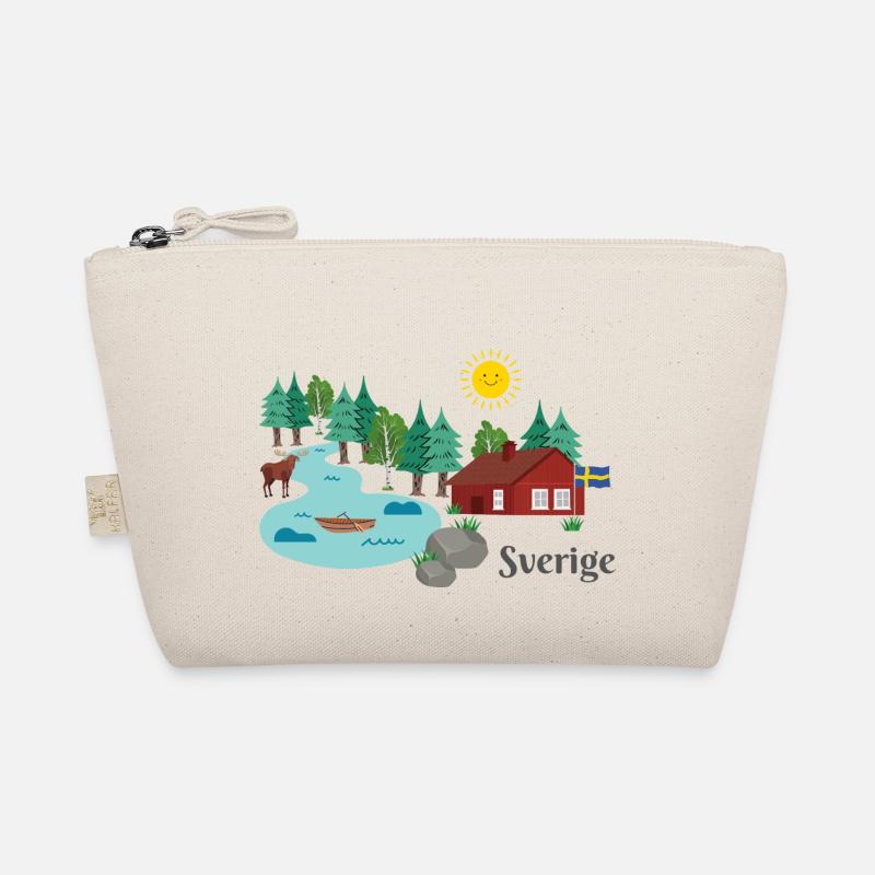 Sverige Schweden - Bio-Täschchen - Natur