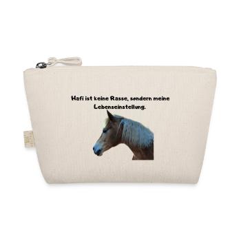 Haflinger Lebenseinstellung - Bio-Täschchen - Natur - Vorne
