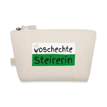 Woschechte Steirerin, Steiermark, Mundart, Dialekt - Bio-Täschchen - Natur - Vorne