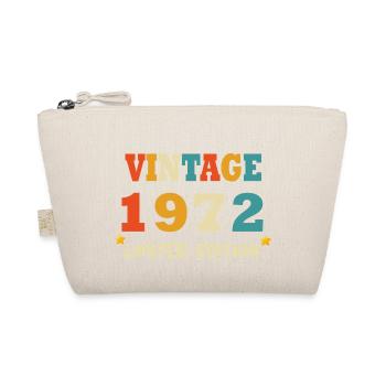 Né en 1972 Vintage Anniversaire Rétro - Trousse biologique - nature - Devant