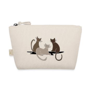 Katzen - Bio-Täschchen - Natur - Vorne